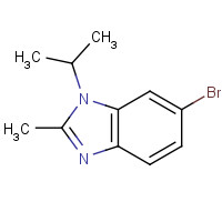 1038408-36-4 6-bromo-2-methyl-1-propan-2-ylbenzimidazole chemical structure
