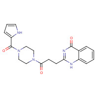 1537890-83-7 2-[3-oxo-3-[4-(1H-pyrrole-2-carbonyl)piperazin-1-yl]propyl]-1H-quinazolin-4-one chemical structure