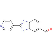 308362-19-8 2-pyridin-4-yl-3H-benzimidazole-5-carbaldehyde chemical structure