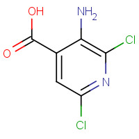 58484-01-8 3-amino-2,6-dichloropyridine-4-carboxylic acid chemical structure
