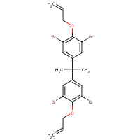 25327-89-3 1,3-dibromo-5-[2-(3,5-dibromo-4-prop-2-enoxyphenyl)propan-2-yl]-2-prop-2-enoxybenzene chemical structure