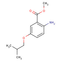 1103931-28-7 methyl 2-amino-5-(2-methylpropoxy)benzoate chemical structure