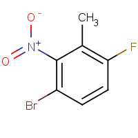 1286734-82-4 1-bromo-4-fluoro-3-methyl-2-nitrobenzene chemical structure