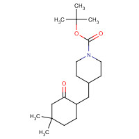 1257049-59-4 tert-butyl 4-[(4,4-dimethyl-2-oxocyclohexyl)methyl]piperidine-1-carboxylate chemical structure