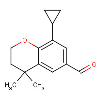 1350761-29-3 8-cyclopropyl-4,4-dimethyl-2,3-dihydrochromene-6-carbaldehyde chemical structure