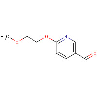 894802-19-8 6-(2-methoxyethoxy)pyridine-3-carbaldehyde chemical structure