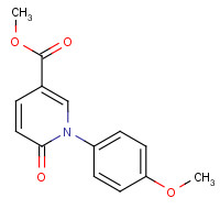 672281-71-9 methyl 1-(4-methoxyphenyl)-6-oxopyridine-3-carboxylate chemical structure