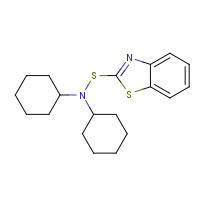 4979-32-2 N-(1,3-benzothiazol-2-ylsulfanyl)-N-cyclohexylcyclohexanamine chemical structure