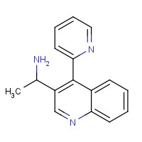 1374195-69-3 1-(4-pyridin-2-ylquinolin-3-yl)ethanamine chemical structure