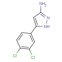 208519-10-2 5-(3,4-dichlorophenyl)-1H-pyrazol-3-amine chemical structure