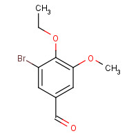 90109-65-2 3-bromo-4-ethoxy-5-methoxybenzaldehyde chemical structure