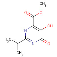 954241-01-1 methyl 5-hydroxy-4-oxo-2-propan-2-yl-1H-pyrimidine-6-carboxylate chemical structure