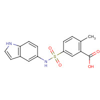 1311383-67-1 5-(1H-indol-5-ylsulfamoyl)-2-methylbenzoic acid chemical structure