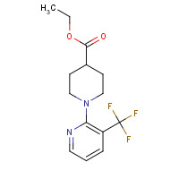 801306-50-3 ethyl 1-[3-(trifluoromethyl)pyridin-2-yl]piperidine-4-carboxylate chemical structure