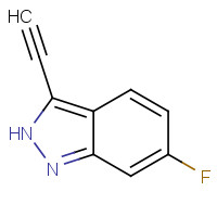 1383706-60-2 3-ethynyl-6-fluoro-2H-indazole chemical structure