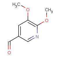 52605-99-9 5,6-dimethoxypyridine-3-carbaldehyde chemical structure