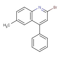 133131-93-8 2-bromo-6-methyl-4-phenylquinoline chemical structure