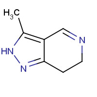 1430218-26-0 3-methyl-6,7-dihydro-2H-pyrazolo[4,3-c]pyridine chemical structure