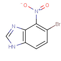 281190-51-0 5-bromo-4-nitro-1H-benzimidazole chemical structure