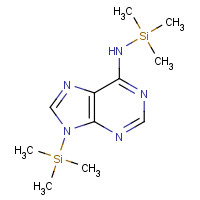 17995-04-9 N,9-bis(trimethylsilyl)purin-6-amine chemical structure