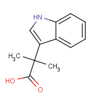 2770-92-5 2-(1H-indol-3-yl)-2-methylpropanoic acid chemical structure