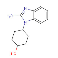 1038334-18-7 4-(2-aminobenzimidazol-1-yl)cyclohexan-1-ol chemical structure