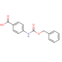 5330-71-2 4-(phenylmethoxycarbonylamino)benzoic acid chemical structure
