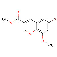 885271-18-1 methyl 6-bromo-8-methoxy-2H-chromene-3-carboxylate chemical structure
