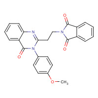 424812-31-7 2-[2-[3-(4-methoxyphenyl)-4-oxoquinazolin-2-yl]ethyl]isoindole-1,3-dione chemical structure