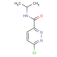 345582-90-3 6-chloro-N-propan-2-ylpyridazine-3-carboxamide chemical structure
