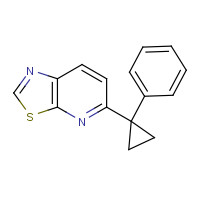 1202075-79-3 5-(1-phenylcyclopropyl)-[1,3]thiazolo[5,4-b]pyridine chemical structure