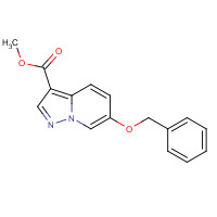 141032-74-8 methyl 6-phenylmethoxypyrazolo[1,5-a]pyridine-3-carboxylate chemical structure