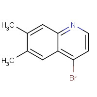 1070879-35-4 4-bromo-6,7-dimethylquinoline chemical structure