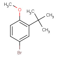 14804-34-3 4-bromo-2-tert-butyl-1-methoxybenzene chemical structure
