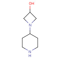 1147423-04-8 1-piperidin-4-ylazetidin-3-ol chemical structure