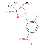 918331-73-4 4-chloro-3-(4,4,5,5-tetramethyl-1,3,2-dioxaborolan-2-yl)benzoic acid chemical structure