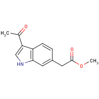 1386456-93-4 methyl 2-(3-acetyl-1H-indol-6-yl)acetate chemical structure