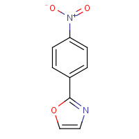 62882-08-0 2-(4-nitrophenyl)-1,3-oxazole chemical structure