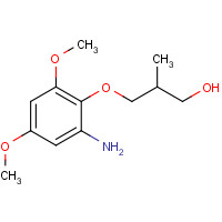 1307231-86-2 3-(2-amino-4,6-dimethoxyphenoxy)-2-methylpropan-1-ol chemical structure
