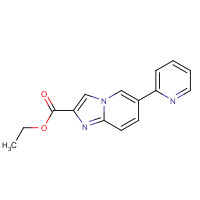 1167626-11-0 ethyl 6-pyridin-2-ylimidazo[1,2-a]pyridine-2-carboxylate chemical structure