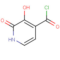 1429204-47-6 3-hydroxy-2-oxo-1H-pyridine-4-carbonyl chloride chemical structure