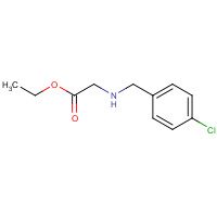 6436-92-6 ethyl 2-[(4-chlorophenyl)methylamino]acetate chemical structure
