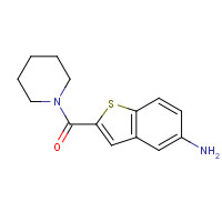 832102-94-0 (5-amino-1-benzothiophen-2-yl)-piperidin-1-ylmethanone chemical structure