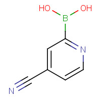 1072946-01-0 (4-cyanopyridin-2-yl)boronic acid chemical structure