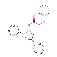 849337-31-1 N-(2,5-diphenylpyrazol-3-yl)-2-phenoxyacetamide chemical structure