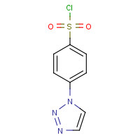 1097670-98-8 4-(triazol-1-yl)benzenesulfonyl chloride chemical structure