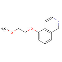 1430563-73-7 5-(2-methoxyethoxy)isoquinoline chemical structure