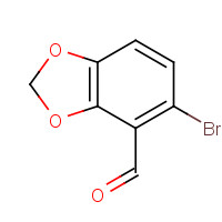 72744-54-8 5-bromo-1,3-benzodioxole-4-carbaldehyde chemical structure