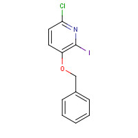 690261-53-1 6-chloro-2-iodo-3-phenylmethoxypyridine chemical structure