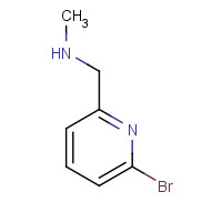 675109-37-2 1-(6-bromopyridin-2-yl)-N-methylmethanamine chemical structure